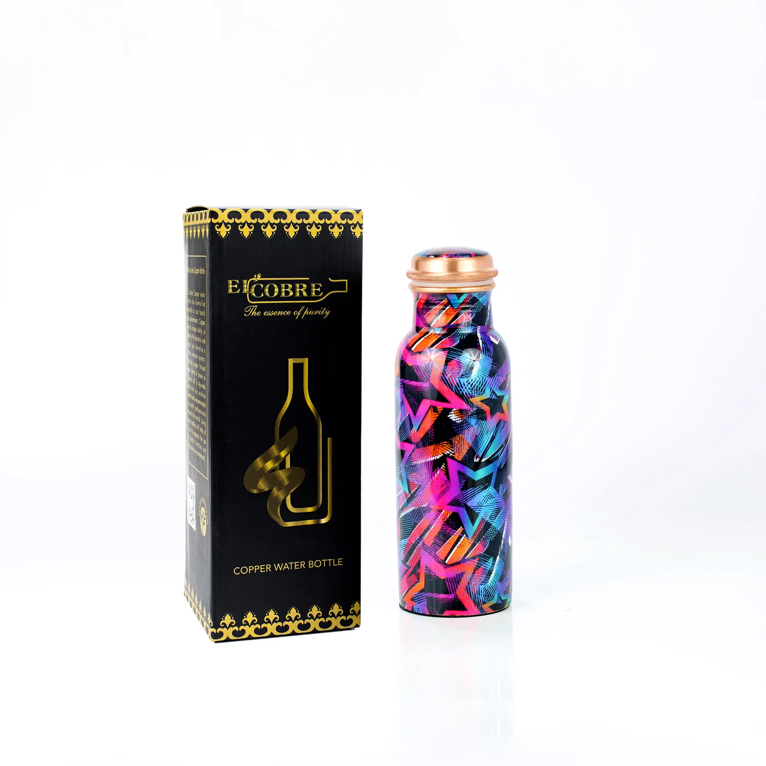 El'Cobre Limited Stars kobberflaske 700 ml print