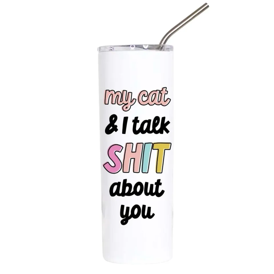 Mugsby My Cat Talk tumbler 591 ml kat