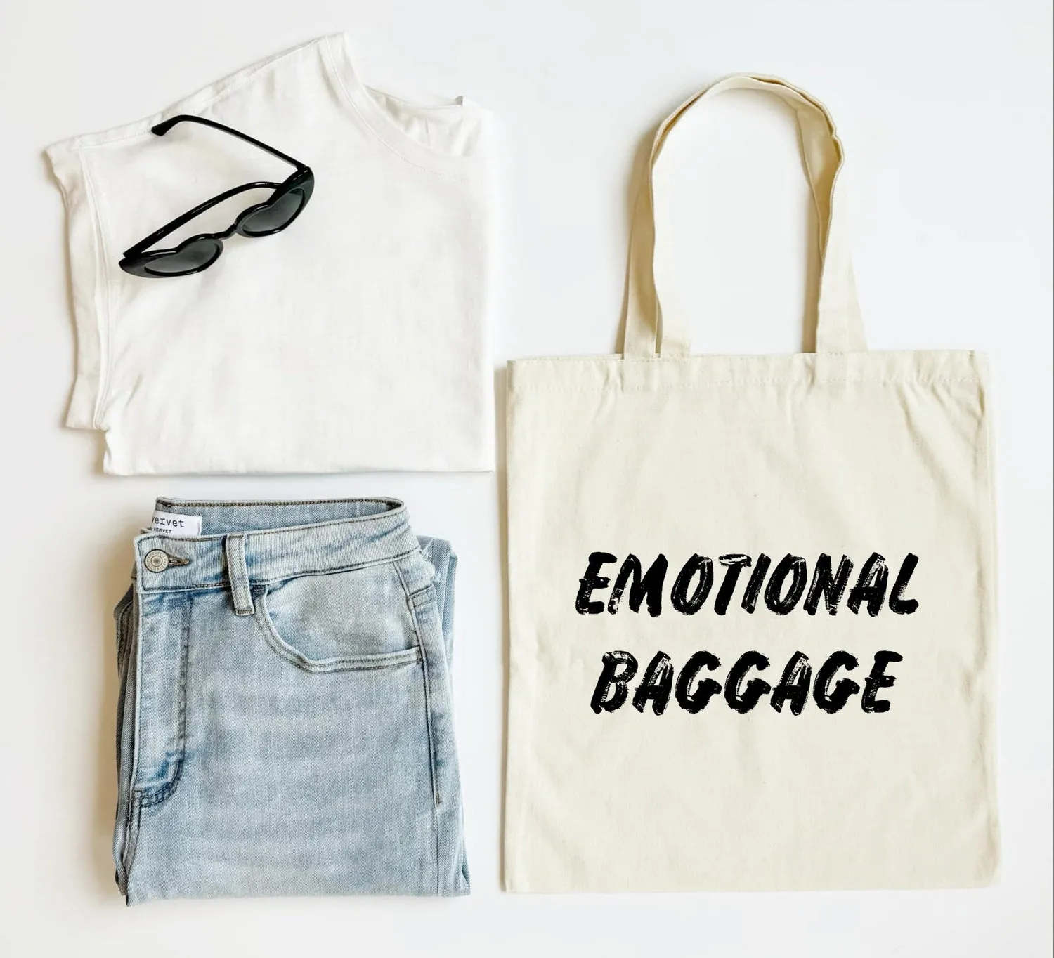Mugsby Emotional Baggage Mulepose bomuld shopper