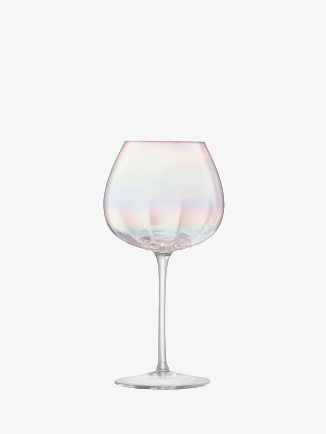 LSA Pearl Red Wine Glass vinglas 2 stk perlemor