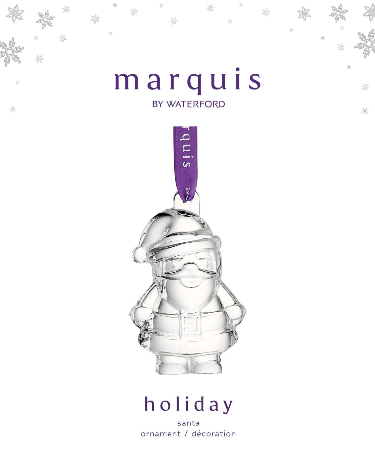 Waterford Marquis Holiday julemand julepynt krystal