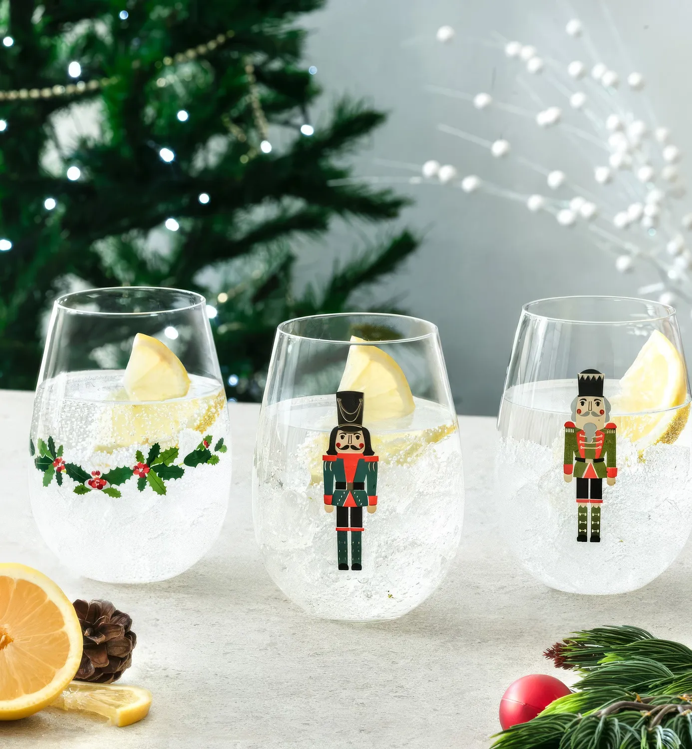 Krosno Jolly juleglas 500 ml 3 stk
