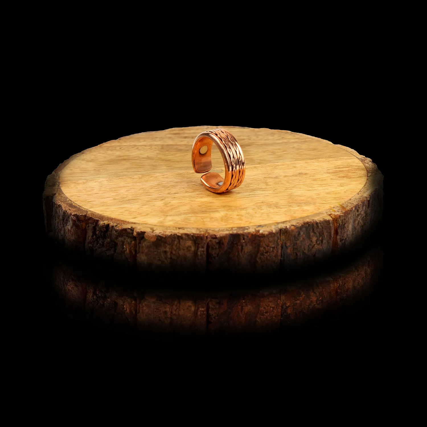 El'Cobre Design 13 kobberring magnet justerbar