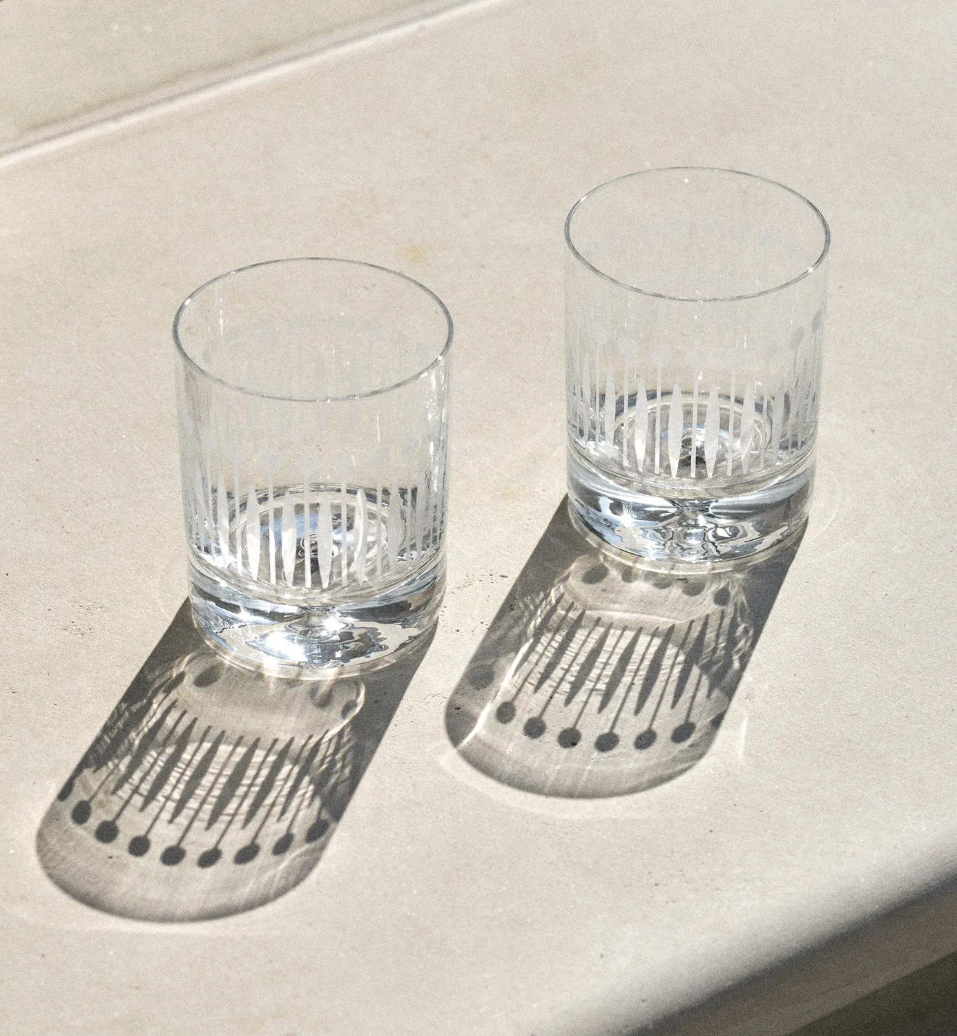 Krosno Botanic Tumbler 310 whiskyglas 310 ml slebet