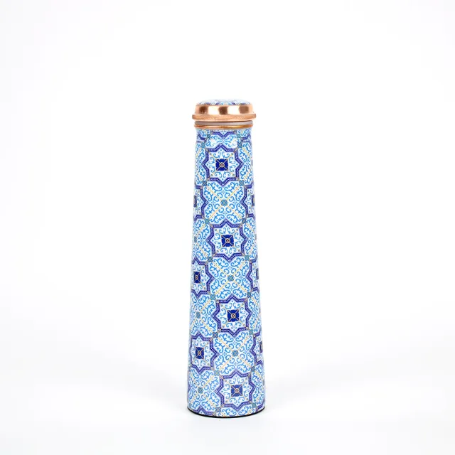 El'Cobre Tower kobberflaske 850 ml Azulejo print