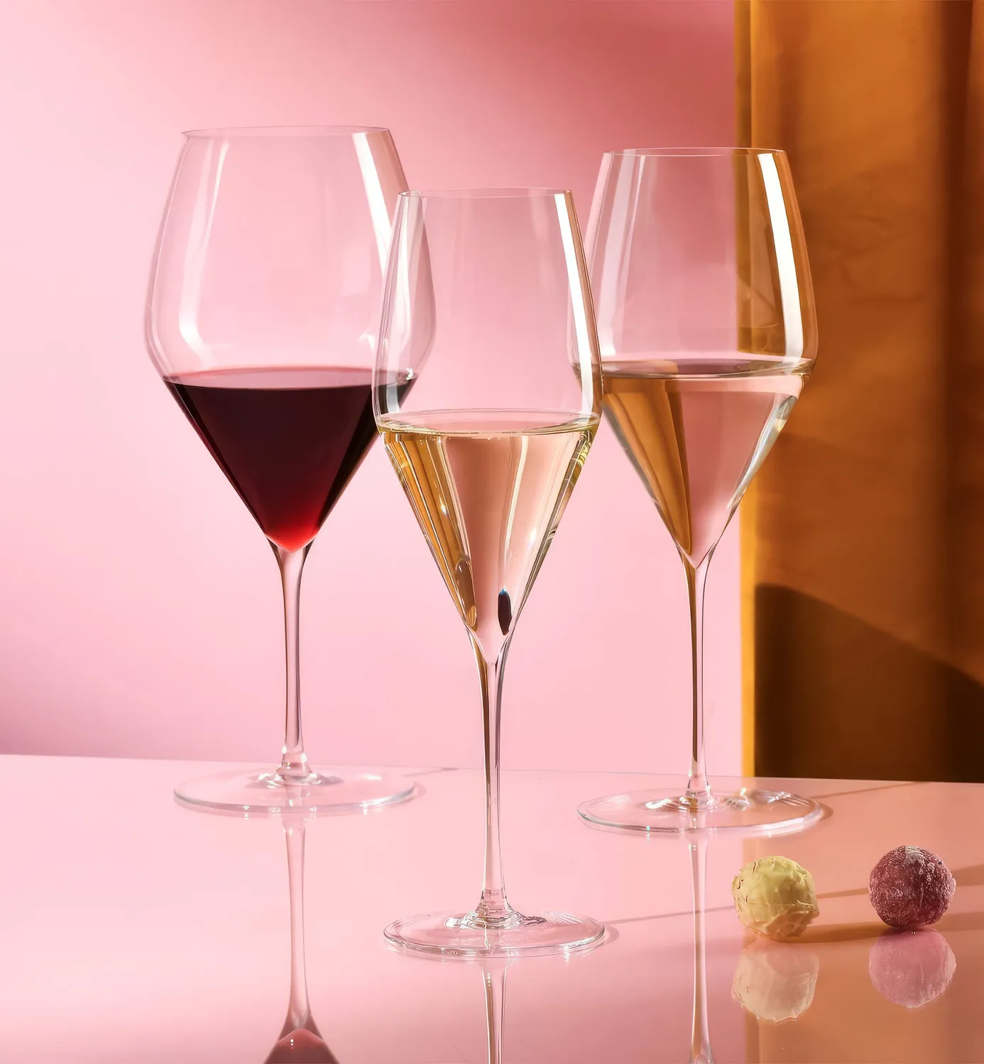 Krosno Symphony champagneglas 390 ml slank