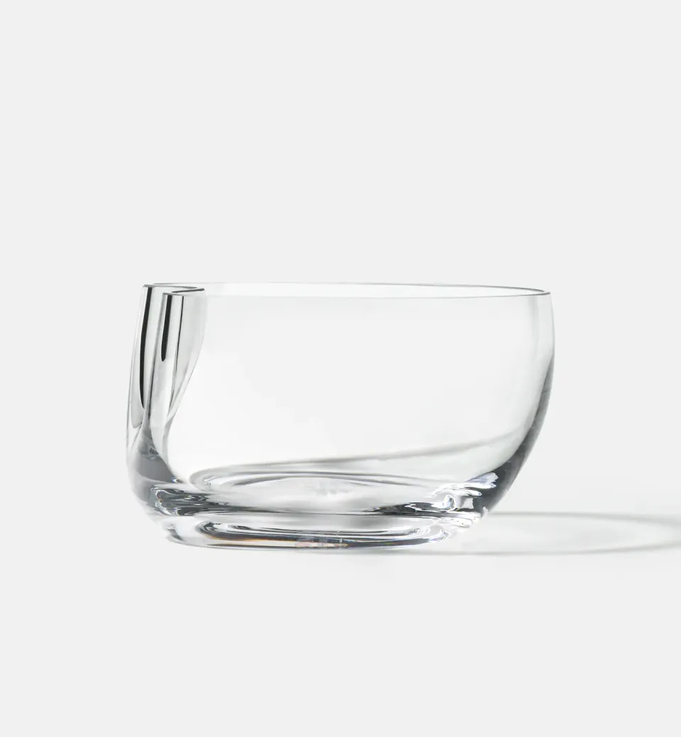 Krosno Flow serveringsskål klar 20 cm krystal