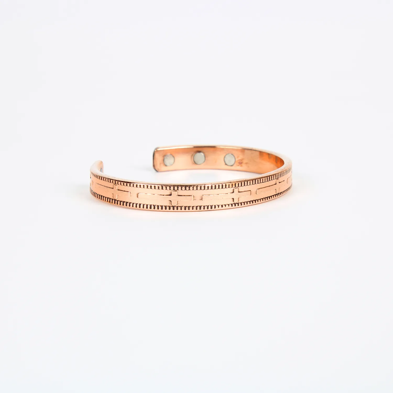 El'Cobre Design 30 kobberarmbånd med magnet og gaveæske