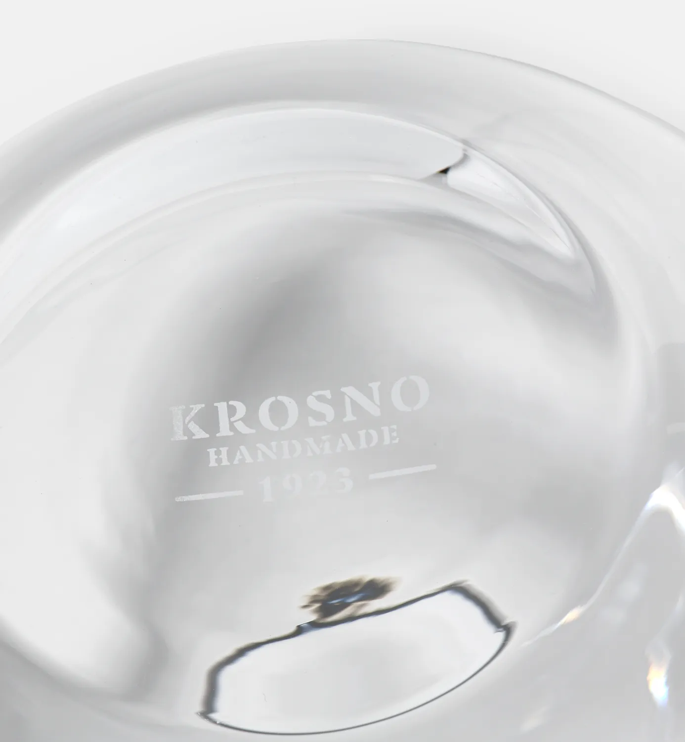 Krosno Gemstone vase 21 cm klar krystal