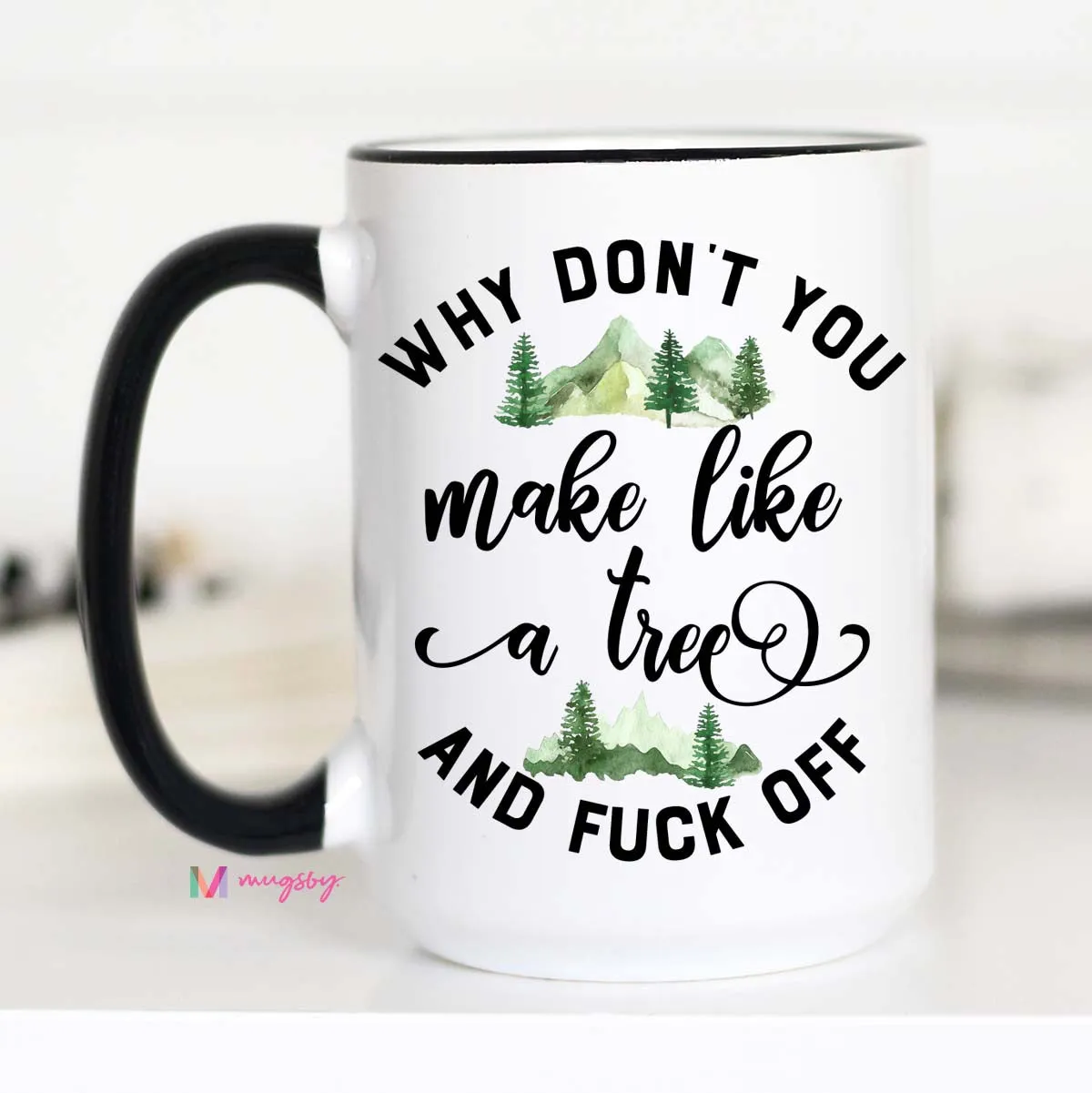 Mugsby Make Like A Tree krus 325 ml nature