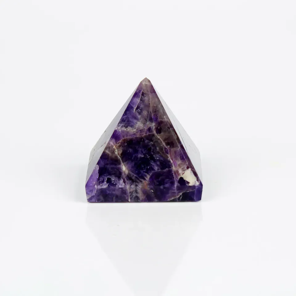 El'Cobre Amethyst pyramide krystal lilla sten
