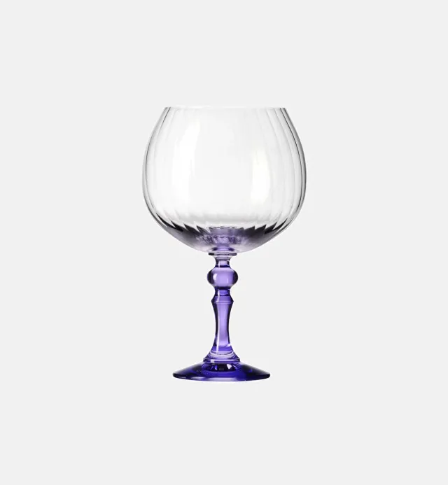 Krosno Ombré ginglas lilla stilk 660 ml krystal