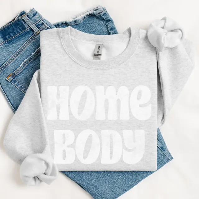 Mugsby Homebody sweatshirt ash bomuld str S