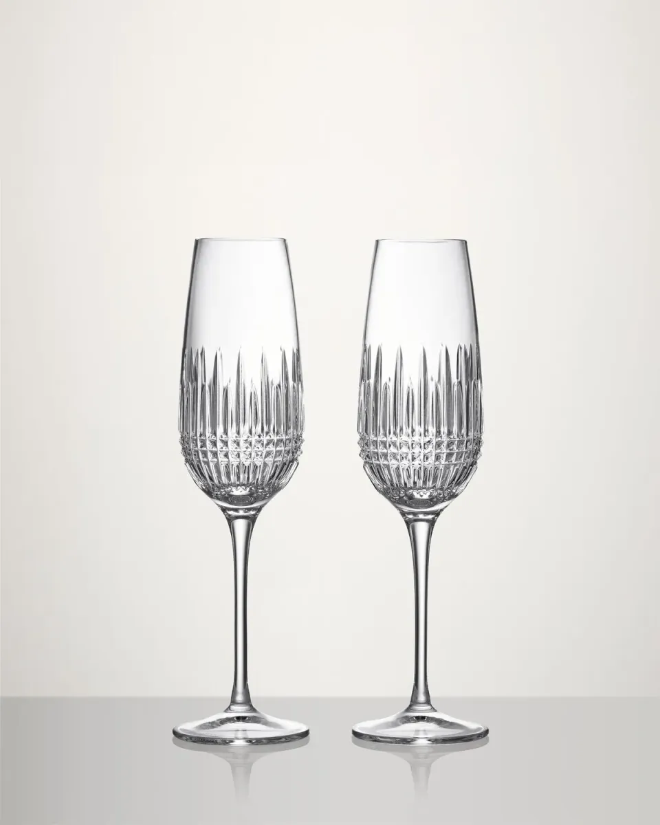 Waterford Lismore Diamond champagneglas 2 stk krystal