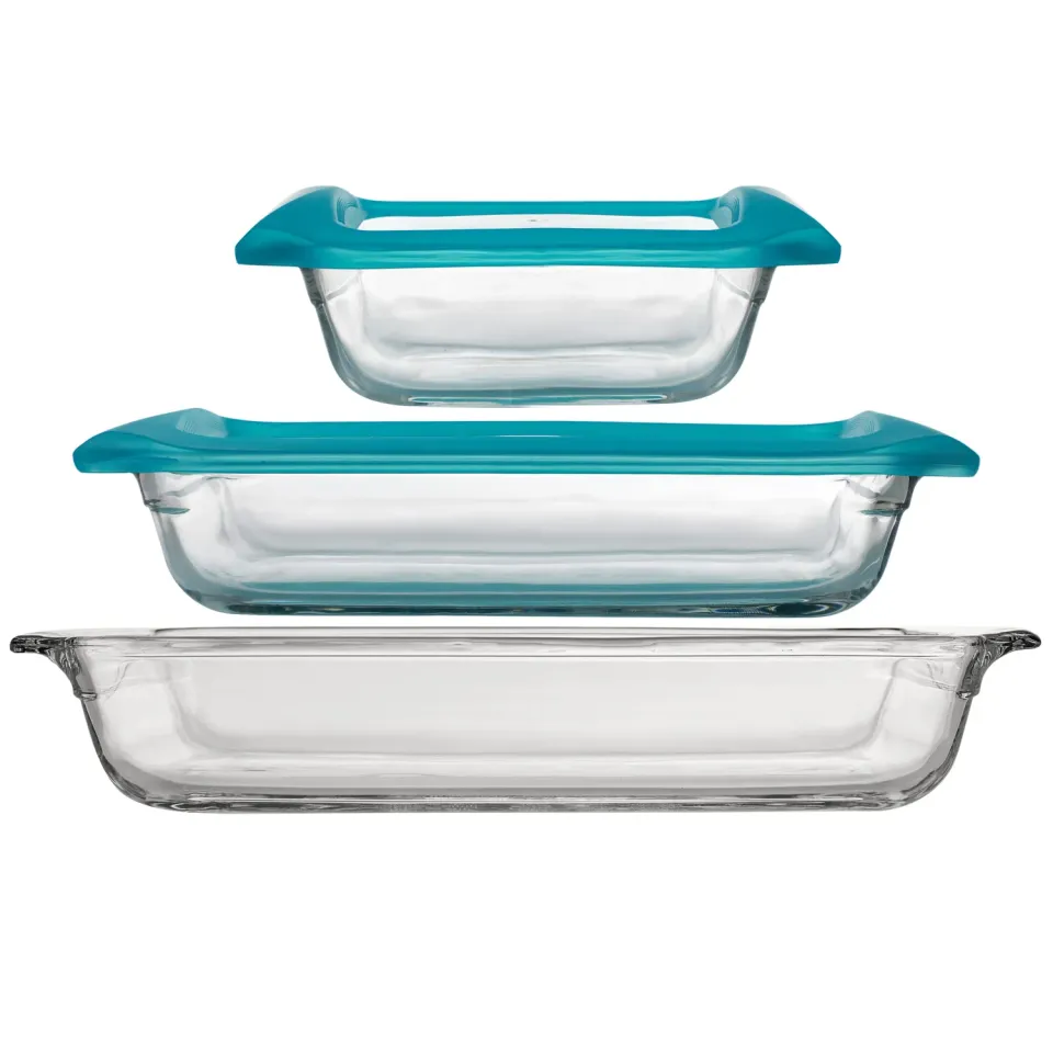Libbey Baker's Premium ovnfad glas sæt 5 med låg