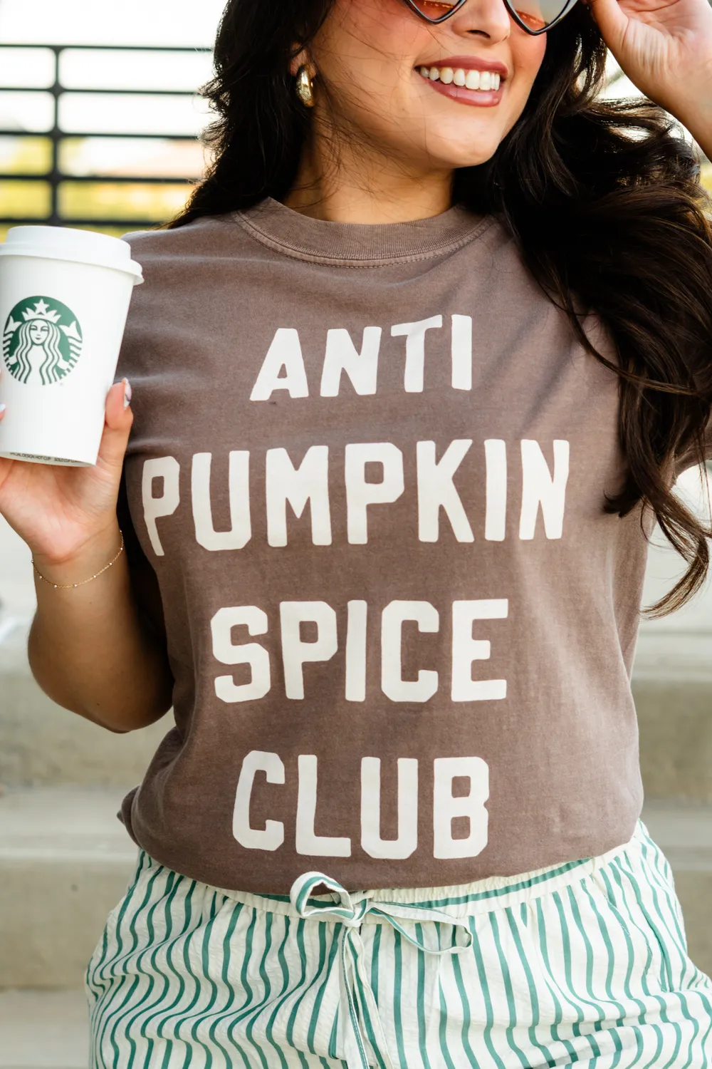 Mugsby Anti Pumpkin Spice Club T-shirt bomuld Small