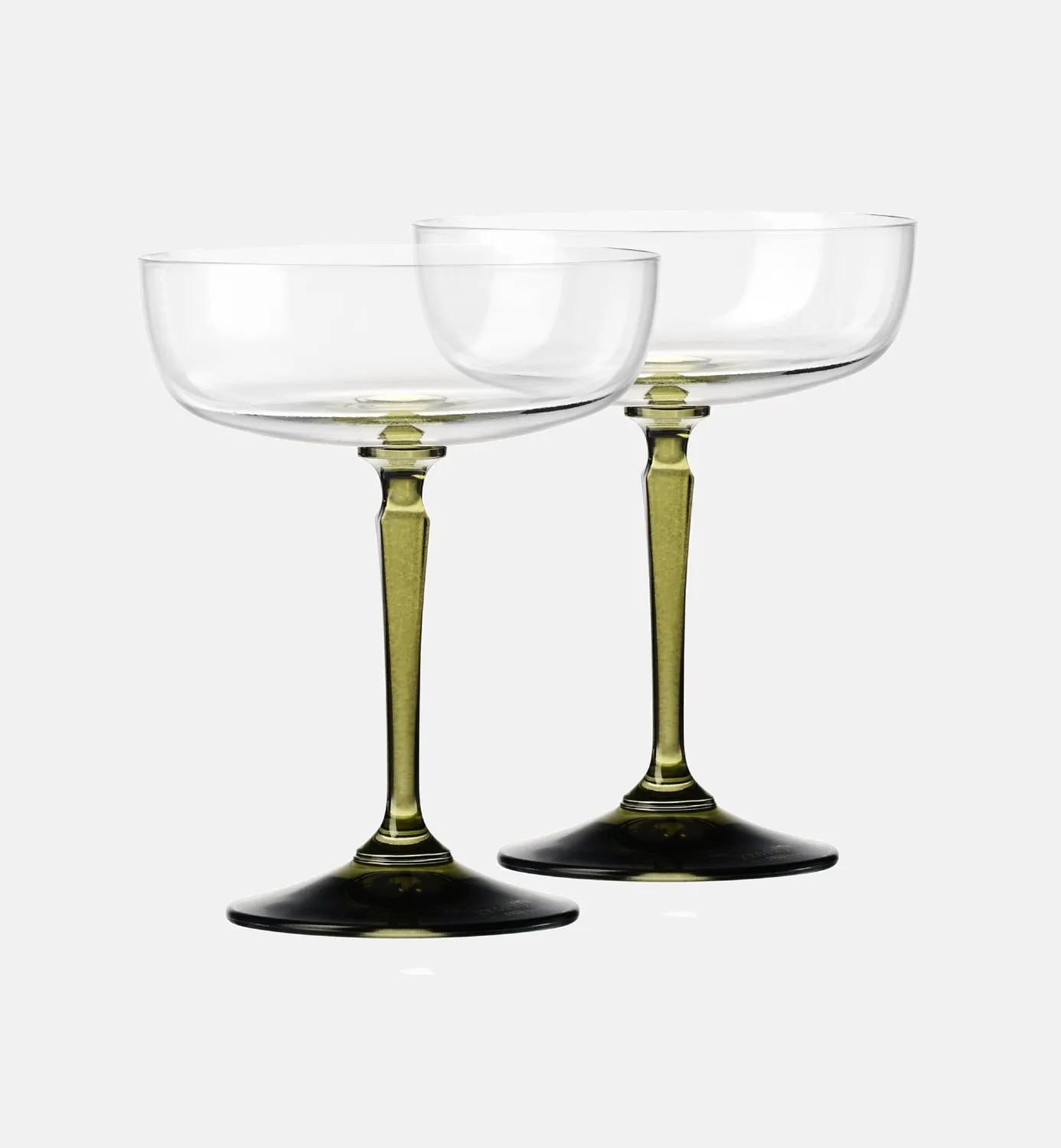 Krosno Celebration Moments champagneglas 230 ml grøn