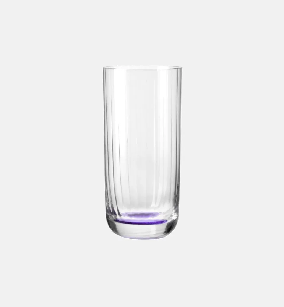 Krosno Bubble vandglas violet 360 ml riflet krystal