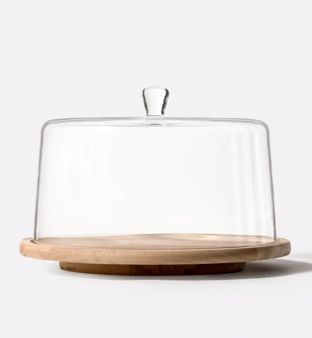 Krosno Glamour kagefad 33 cm drejeligt med kuppel