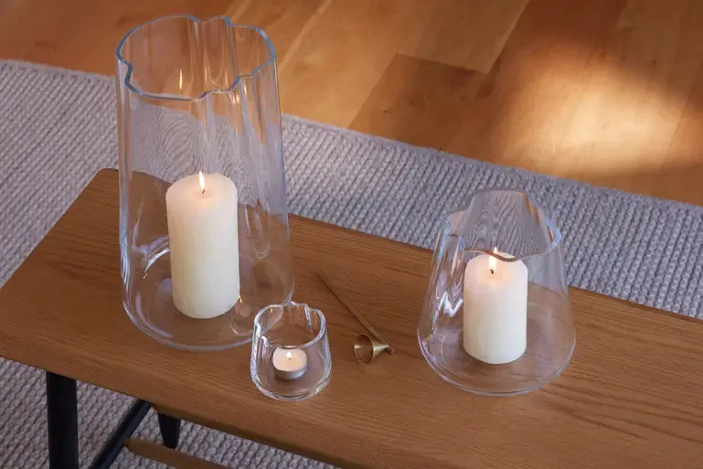 LSA Lagoon vase lanterne organisk glas
