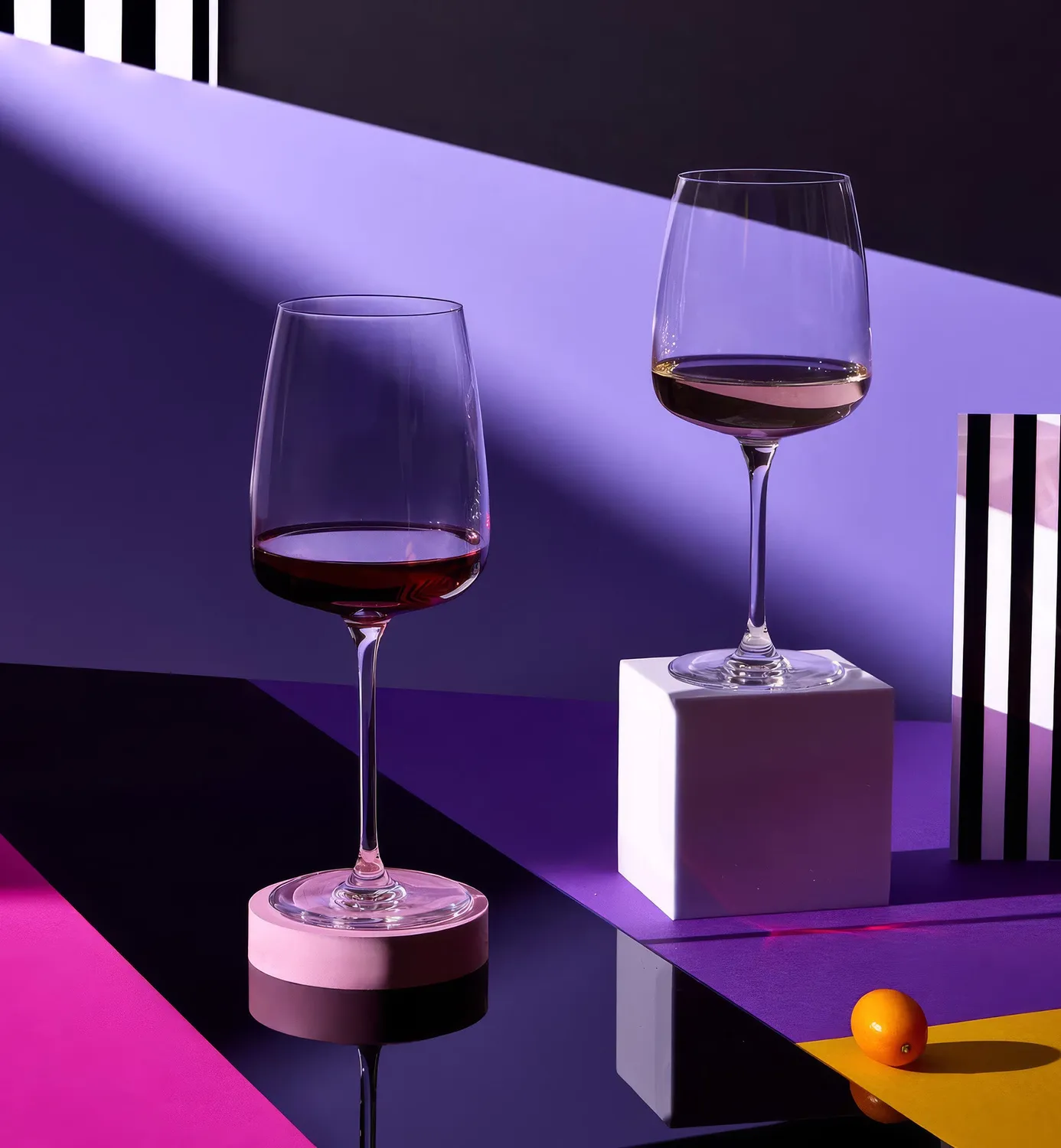 Krosno Modern vinglas gavesæt 2 glas klar