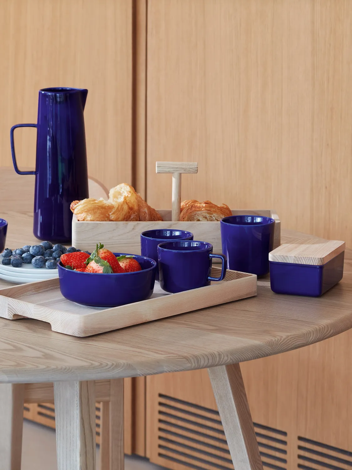 LSA Collective smørskål porcelæn vendbar askelåg