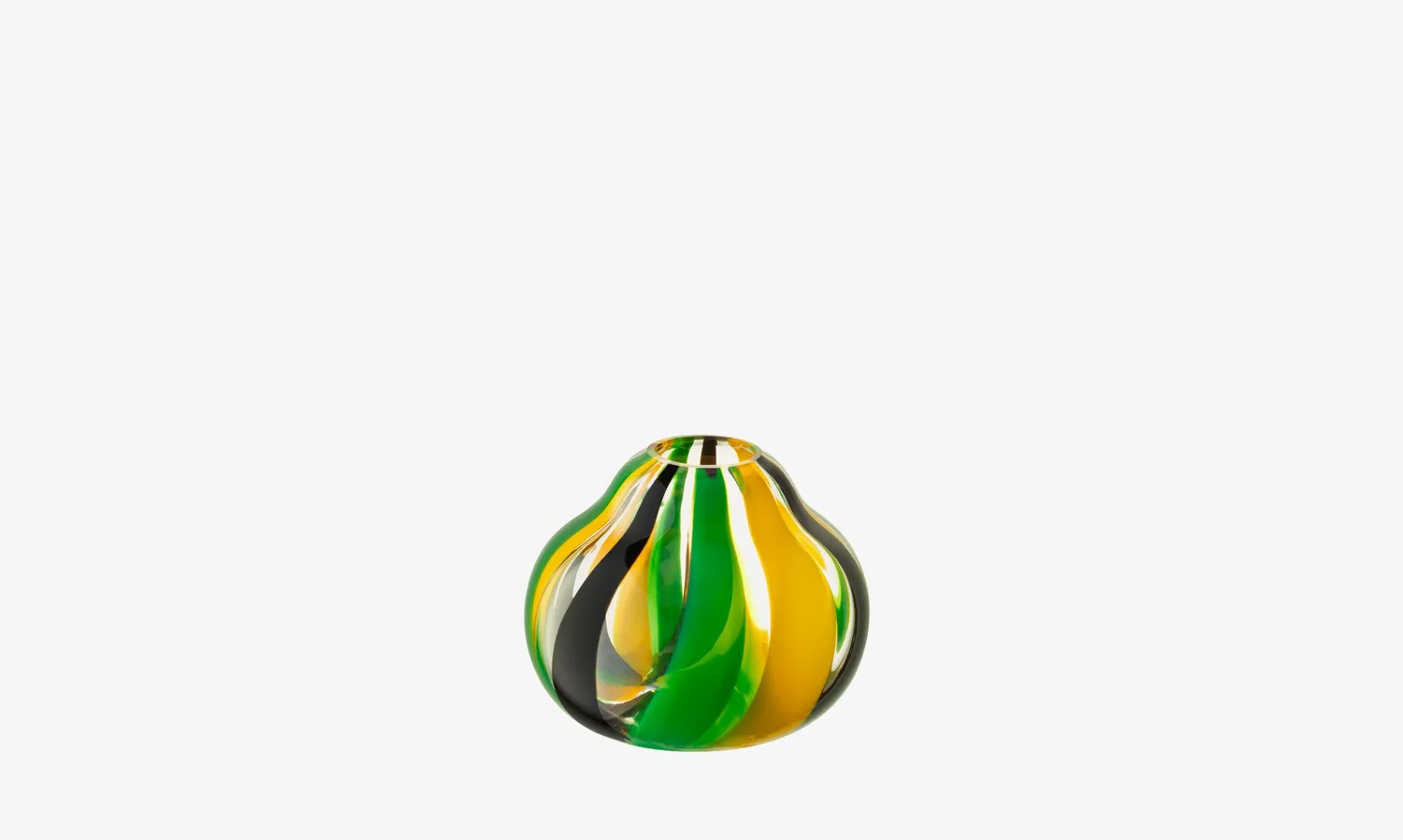 LSA Folk vase mundblæst glas små buketter