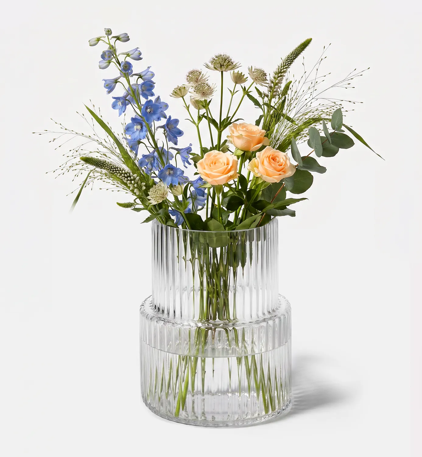 Krosno Sparkle vase riflet klar 20 cm