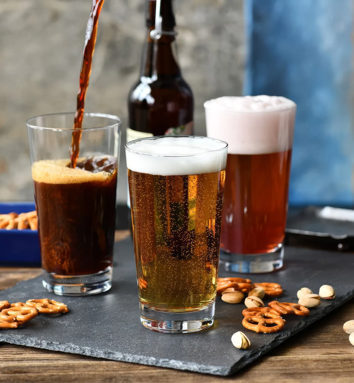 Krosno Pure ølglas 590 ml klart glas