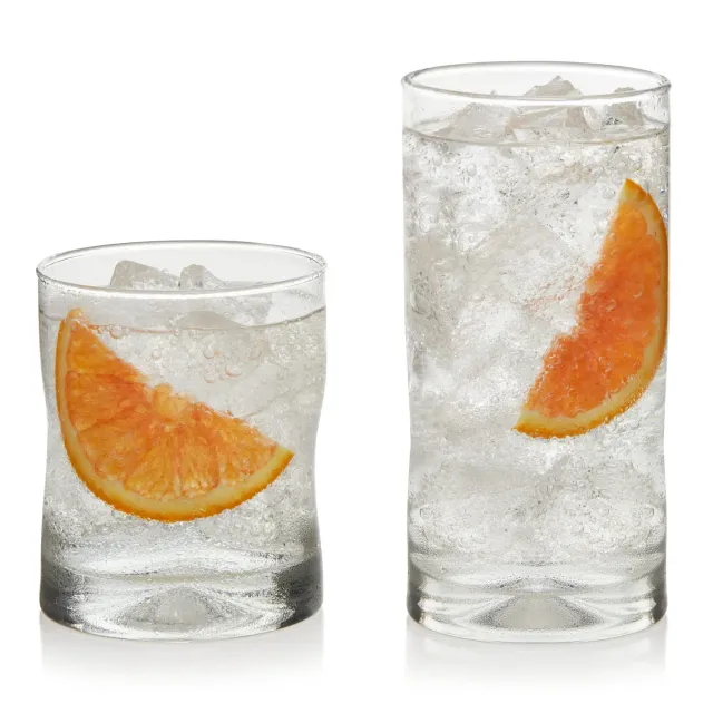 Libbey Impressions drikkeglas 16 stk 495 ml + 370 ml greb