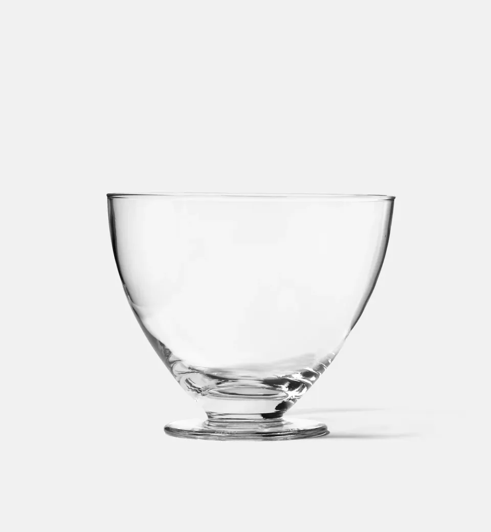 Krosno serveringsskål på fod 20 cm krystalglas