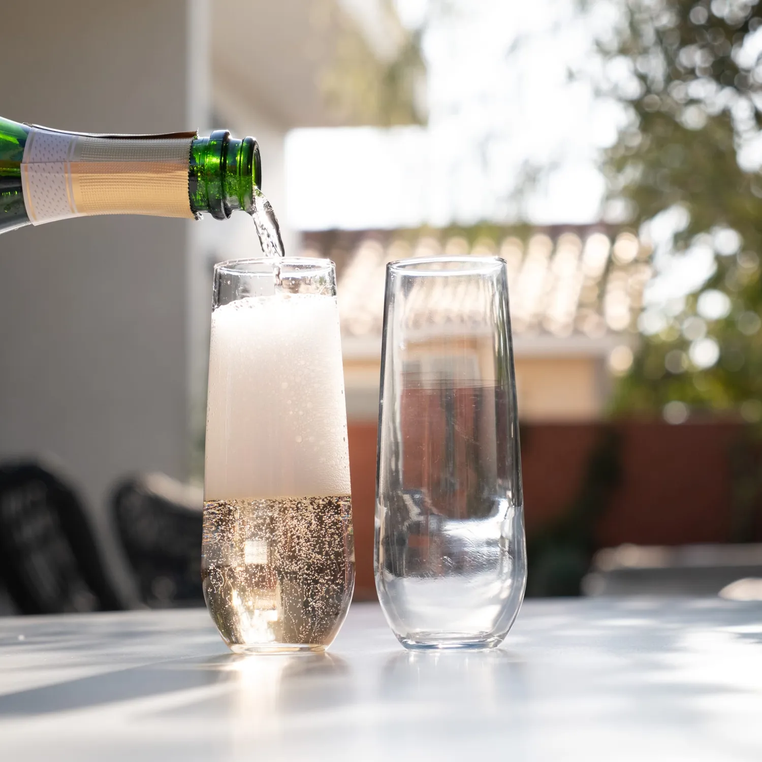 Libbey Stemless champagneglas 250 ml sæt med 12 uden stilk