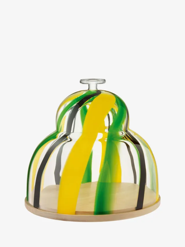 LSA Folk Dome & Ash Base osteklokke glas