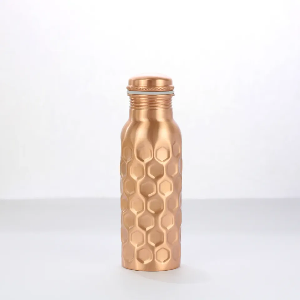 El'Cobre Diamond Hammered kobberflaske 700 ml