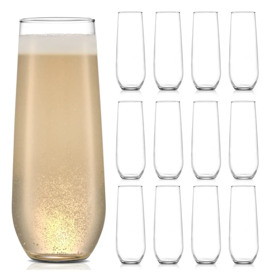 Libbey Stemless champagneglas 250 ml sæt med 12 uden stilk