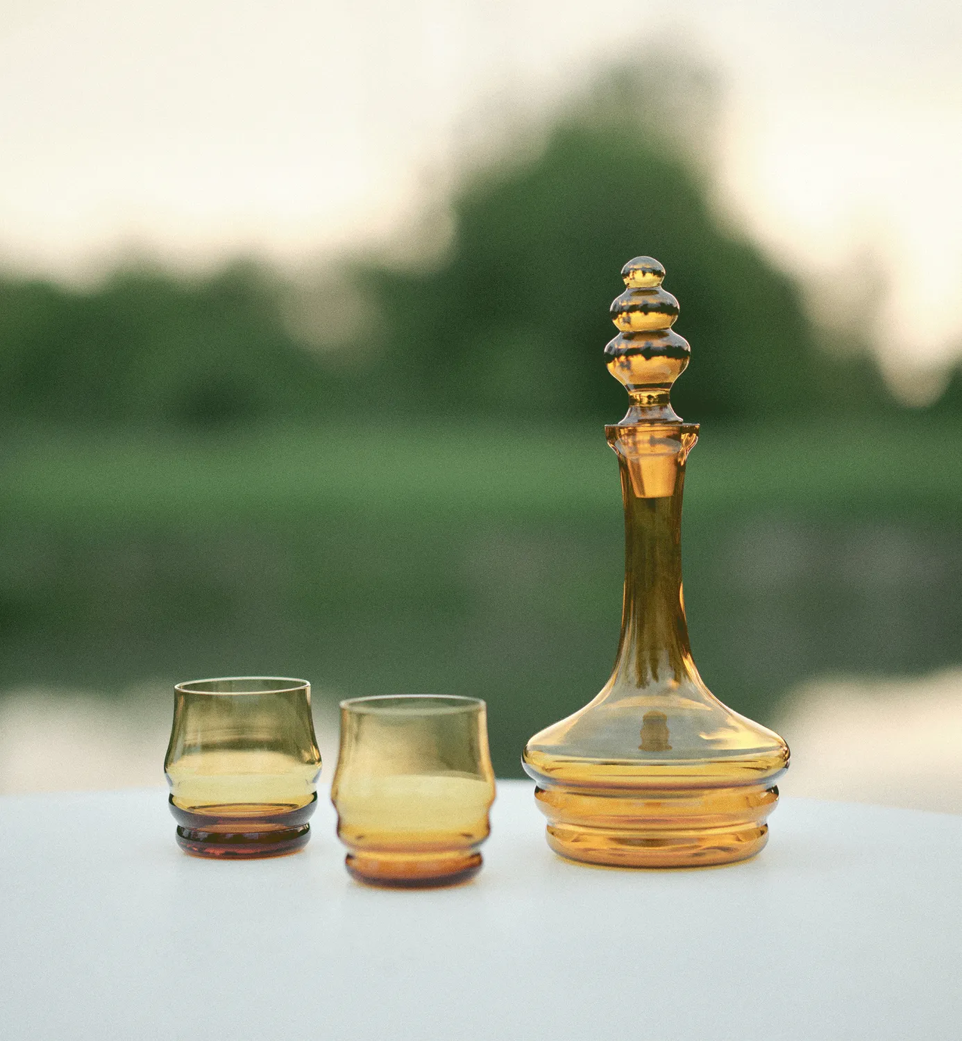 Krosno Honey 1958 tumbler 250 ml amber