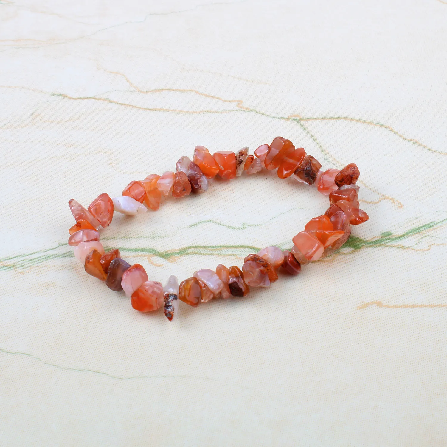 El'Cobre Carnelian chip armbånd karneol