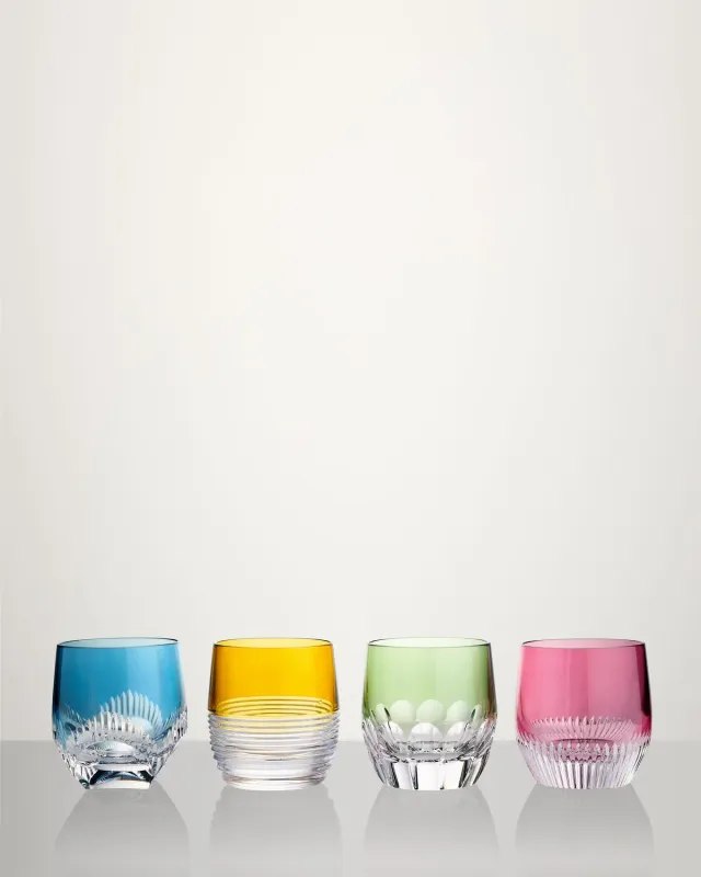 Waterford Mixology tumblerglas sæt 4 farvede