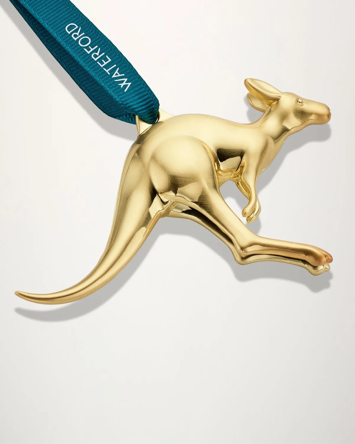 Waterford Christmas Kangaroo julepynt guld krystal