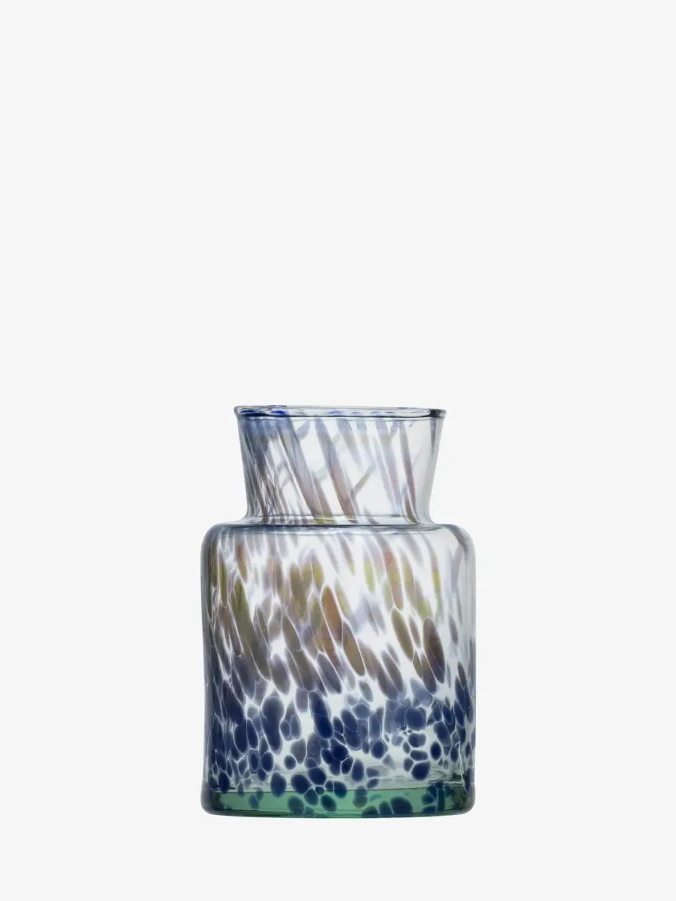 LSA Sea Glass bud vase genbrugsglas spættet lille