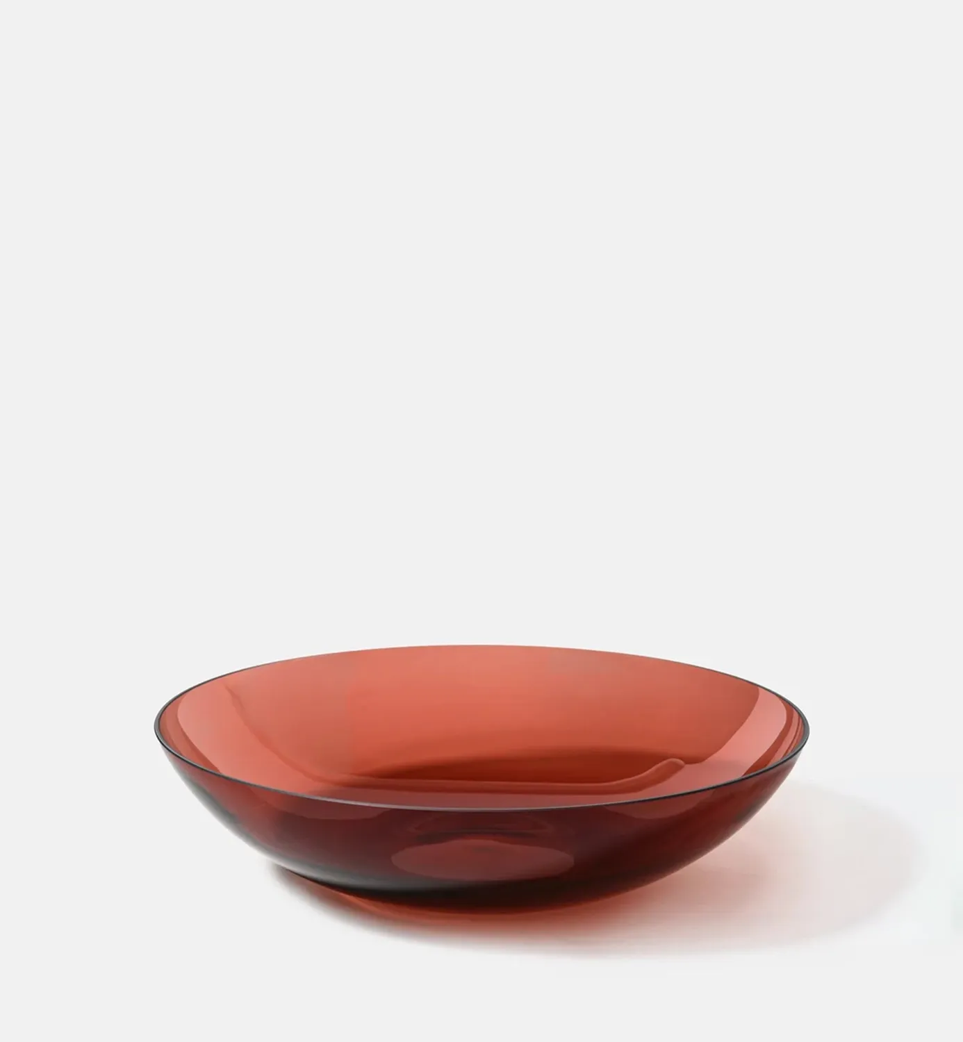 Krosno Lupina serveringsfad 45,3 cm bordeaux krystal