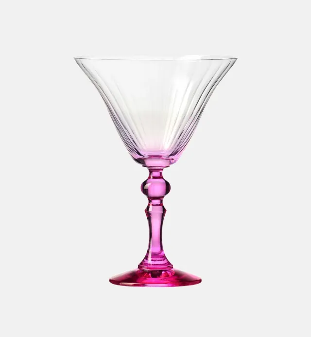 Krosno Ombré martiniglas 170 ml pink stilk