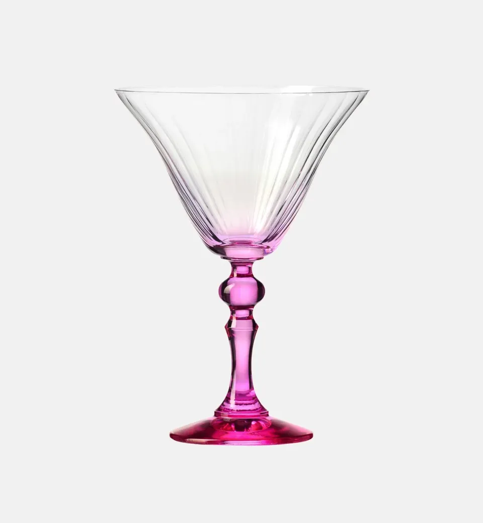 Krosno Ombré martiniglas 170 ml pink stilk
