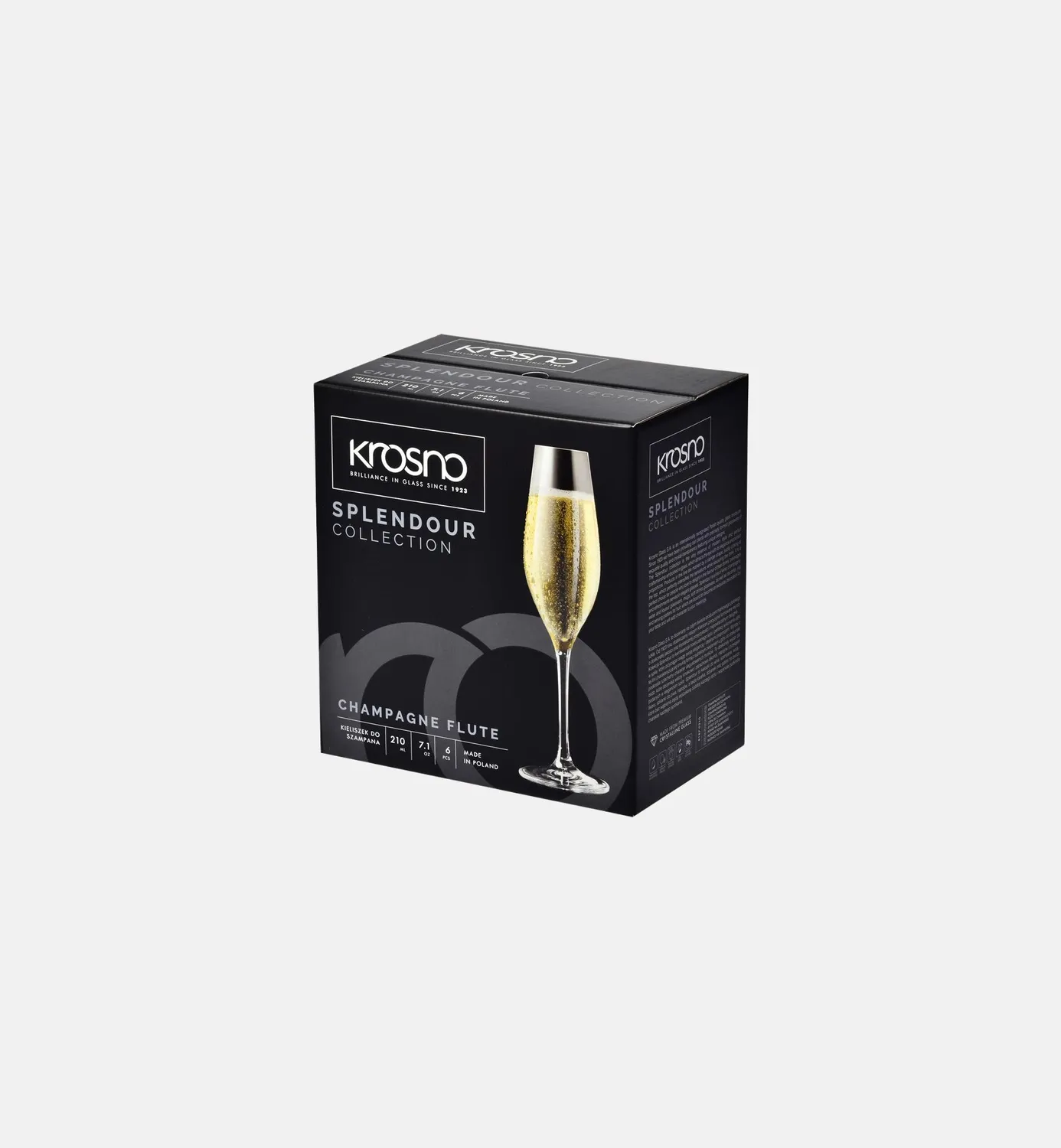 Krosno Splendour champagneglas 210 ml krystal