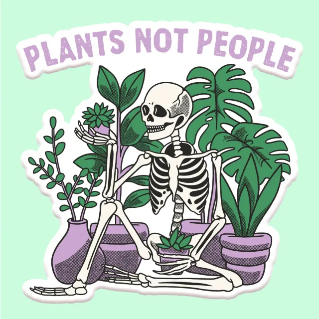 Mugsby Plants Not People krus 325 ml sjov