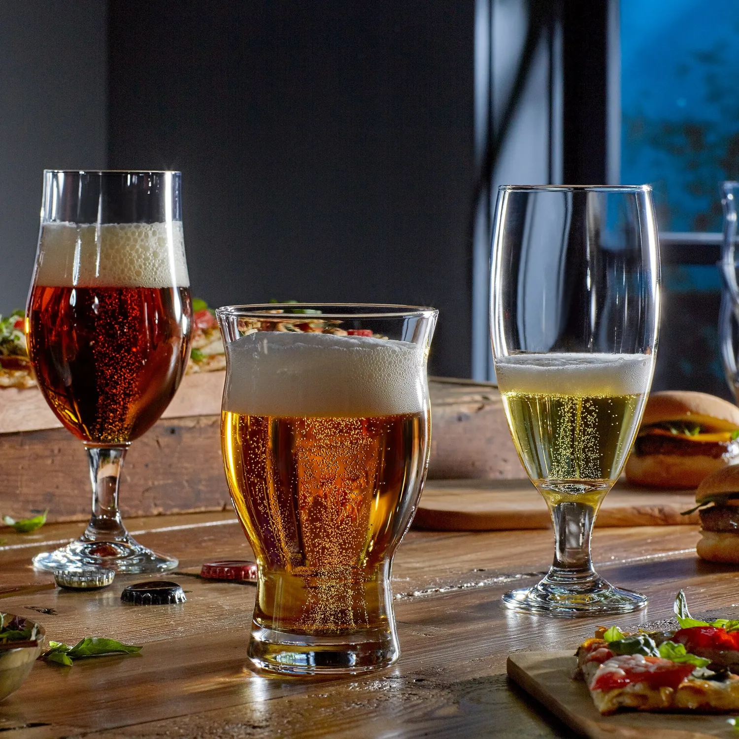 Libbey Craft Brews Nucleated pintglas 4 stk 495 ml klart