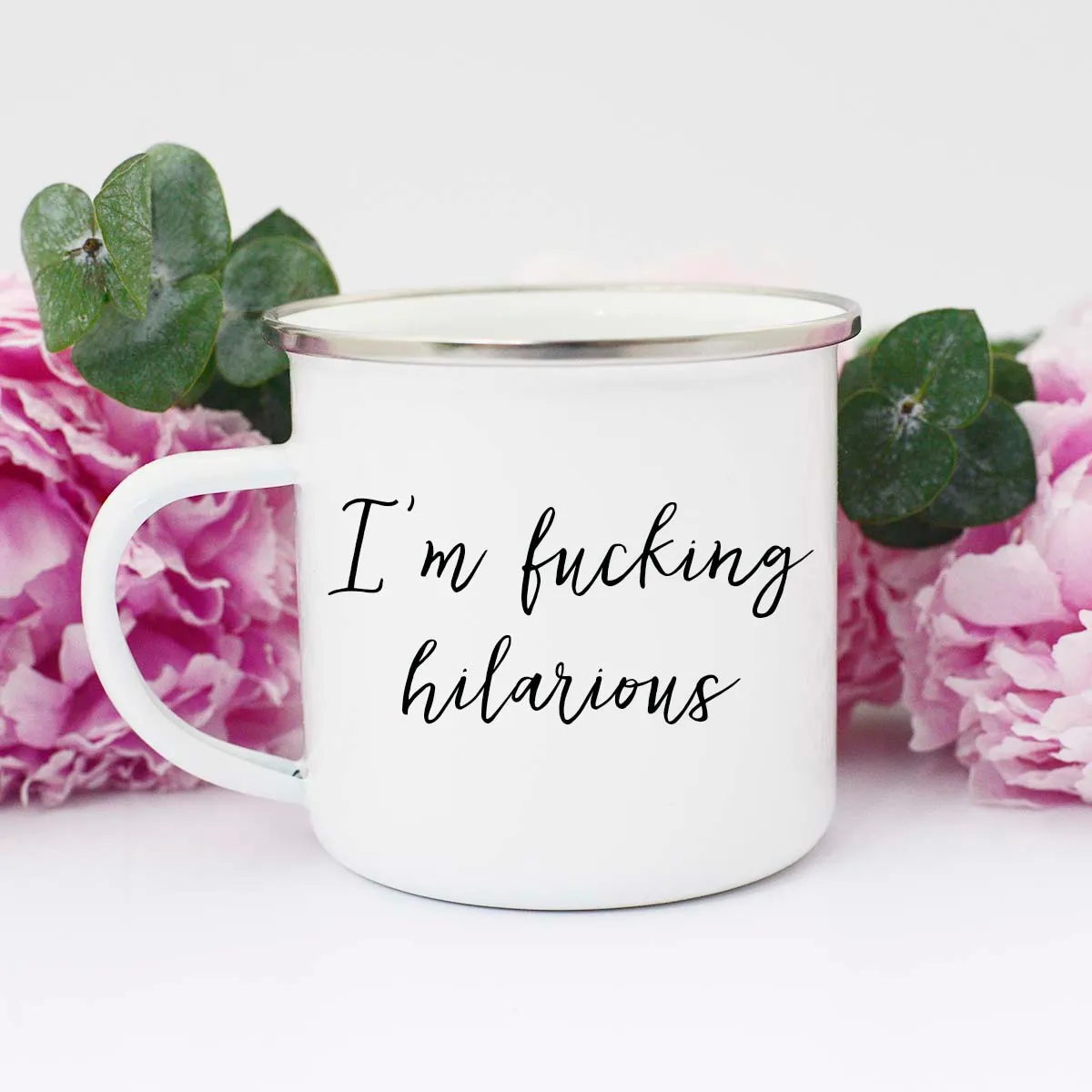 Mugsby I'm Hilarious krus 325 ml hvid sjov