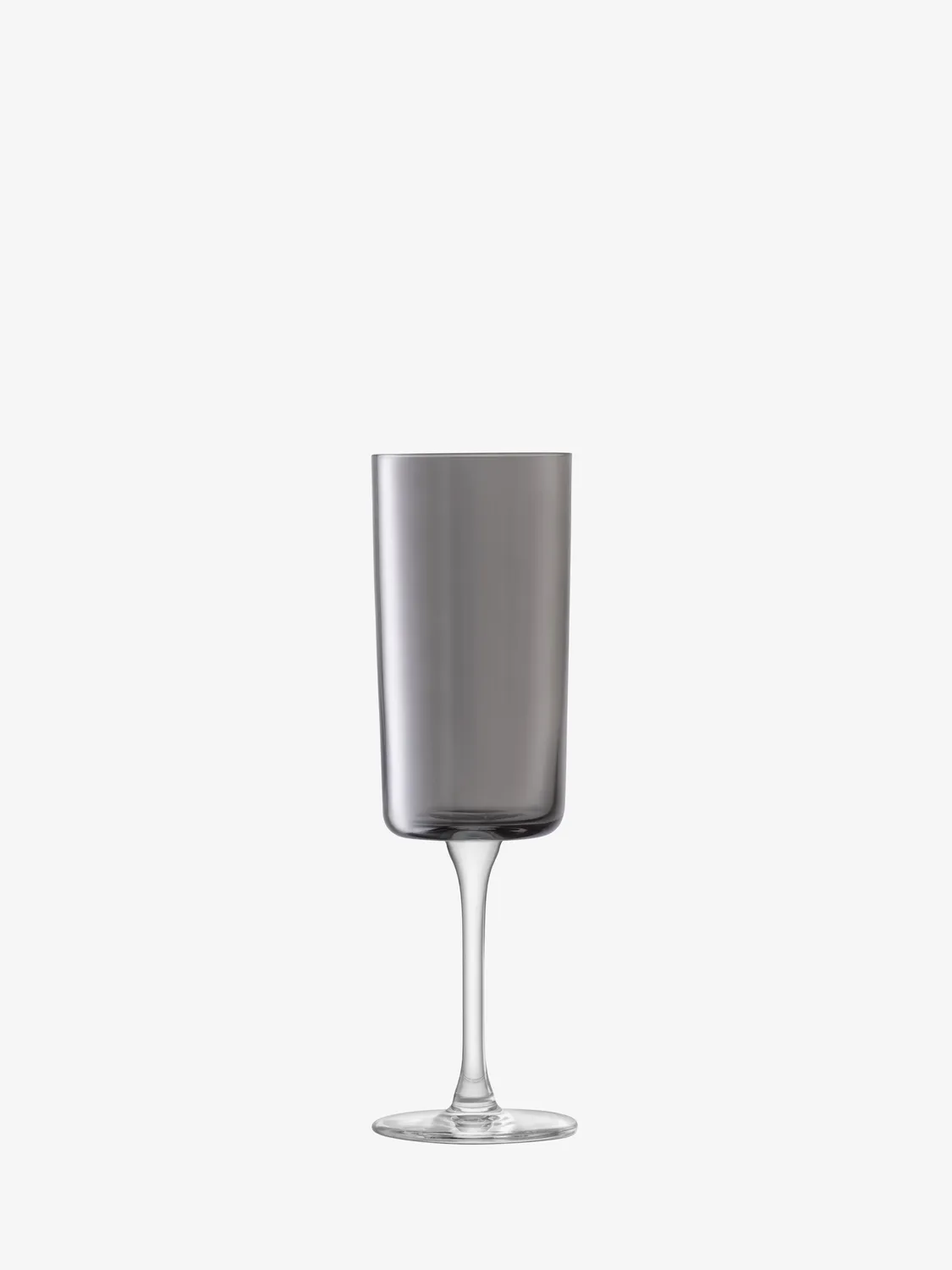 LSA Lunar Champagne Flute glas grå 2 stk