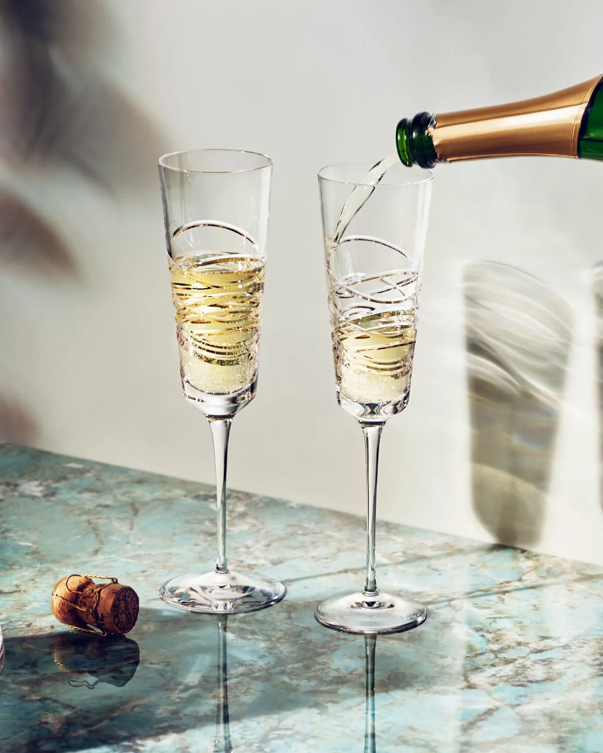 Waterford Aran Flute champagneglas 2 stk i krystal
