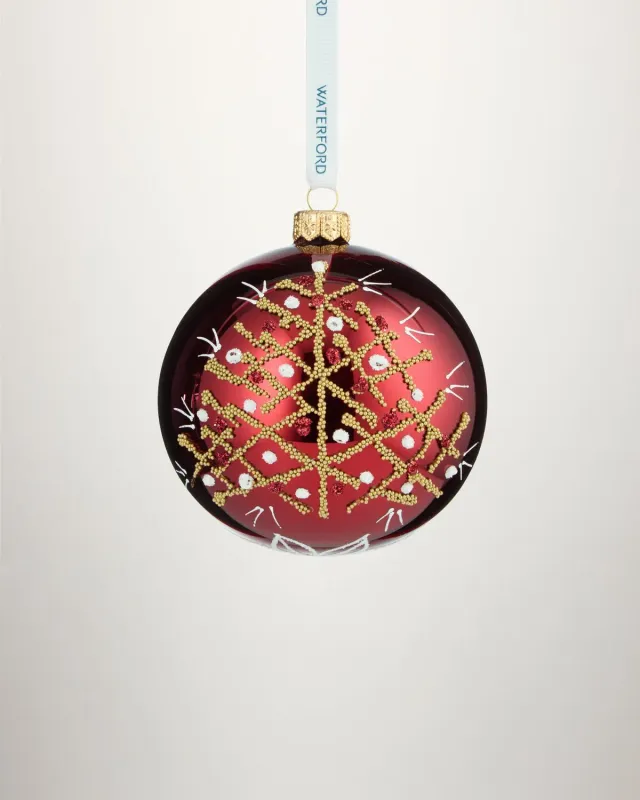 Waterford Holiday Heirlooms Winter Tree julepynt rød